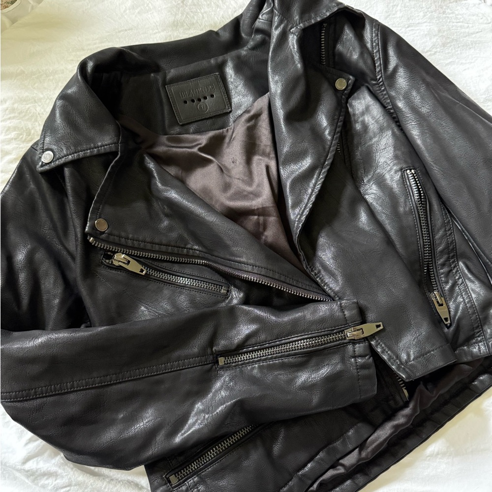 NWOT Blank NYC Black Leather Jacket